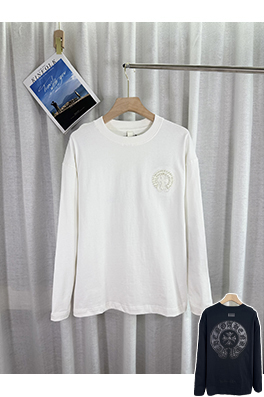 クロムハーツコピー 秋と冬のパールコンパスカジュアル長袖シャツ