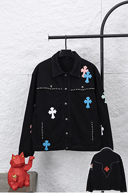 クロムハーツコピー リベット重工デニムジャケット