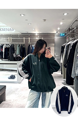 バレンシアガ Balenciaga ロゴベルベットジャケット
