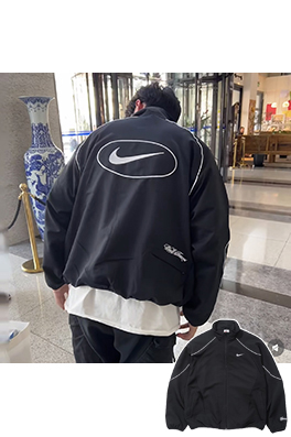 Supreme X Nike SS25 TRACK JACKET ヴィンテージスポーツウインドブレーカージャケット