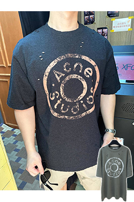 アクネストゥディオズ ファッション古着プリント半袖Tシャツ