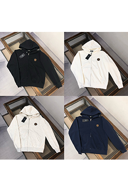 フェンディ 新しいカップルフード付きジッパーパーカー