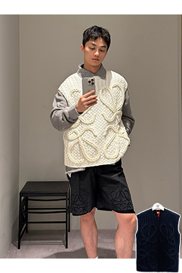 ロエベ Loewe ファッションツイスト編みベスト
