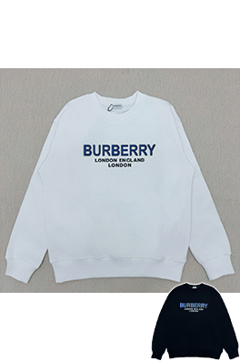 バーバリー クラシックなステッチレタリングクルーネックスパーカー