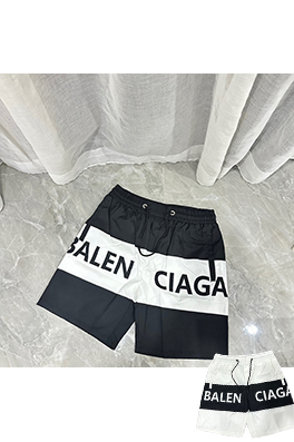 バレンシアガ Balenc1aga パネル付きカジュアルビーチショーツ