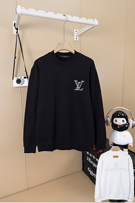 ルイヴィトン LV レタードスパンコールラインストーンロングスリーブ長袖シャツ