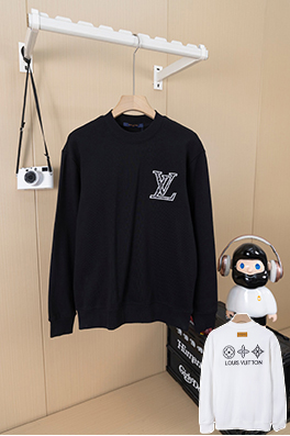 ルイヴィトン LV 小花柄刺繍クルーネックスパーカー