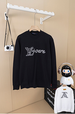 ルイヴィトン LV 逆文字刺繍クルーネックスパーカー