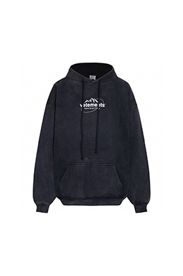 ヴェトモン VETEMENTS デジタルダイレクトプリントの高級フード付きスパーカー
