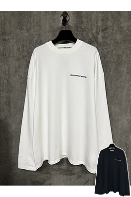 アレキサンダーワンコピー alexanderwang 新しい小さなロゴプリントの長袖シャツ