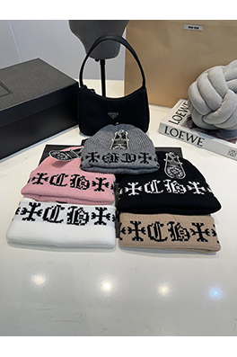 クロムハーツコピー 新しいアイアンラベルウールハットキャップ