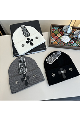 クロムハーツスーパーコピー ブランド限定ニットビーニーキャップ