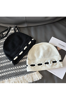 シャネルスーパーコピー ケーブル織りのウールキャップ