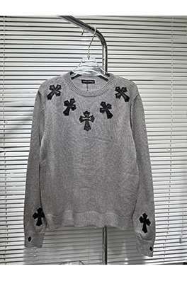 クロムハーツ クラシックなシルケットコットンニットセーター