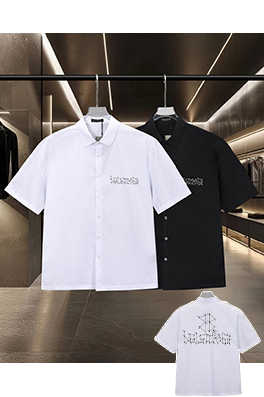 バレンシアガ Balenciaga 春夏シリーズ 新ロゴレター半袖シャツ