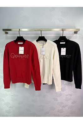 ヴァレンティノ 新しいラウンドネックのクロシェ編みビーズセーター