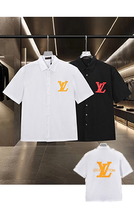 ルイヴィトンスーパーコピー LV クラックエンボスモノグラムロゴ半袖シャツ