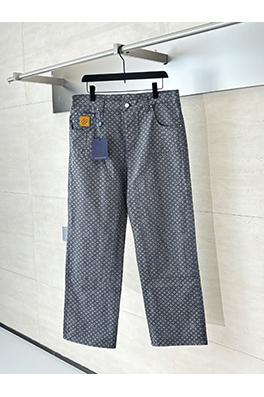 ルイヴィトンスーパーコピー オールドフラワー四つ葉のクローバー魚鱗ジャカードジーンズ