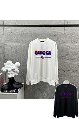 グッチ ダブルG立体フロッキングレタリング長袖スパーカー