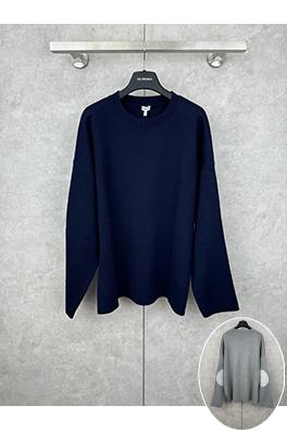 ロエベ パッド入り3D刺繍クルーネックセーター