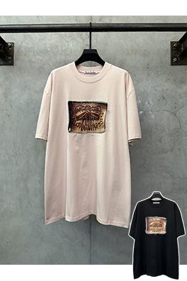 アクネストゥディオズ マイクロロゴレトロバタフライプリントパッチ半袖Tシャツ