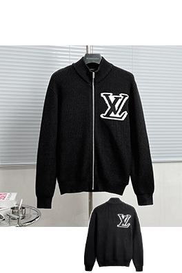 ルイヴィトンコピー LV ロゴジャカードタートルネックジップアップセーター