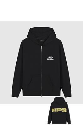 Balenciaga X Need For Speed コラボレーションブランドのジップアップフード付きスパーカー