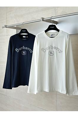 バーバリー BURBERRY 新しいニットラウンドネックコットン長袖シャツ