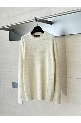 ルイヴィトン 新しいベーシックロゴ刺繍入り無地プルオーバーセーター