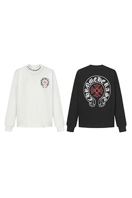 クロムハーツ 馬蹄サンスクリットプリントの長袖シャツ