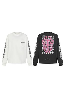 クロムハーツ 新作サンスクリット剣柄長袖シャツ