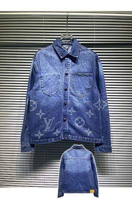 ルイヴィトン 新作ラペルシングルブレストデニムジャケット