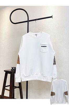 バーバリー BURBERRY 新しい刺繍ポケットチェックステッチラウンドネックスパーカー