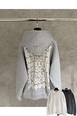 クロムハーツ 背中にレーザーをしたフード付きスパーカー