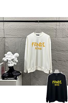 フェンディコピー FENDI 立体フロッキングラウンドネックスパーカー