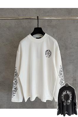 クロムハーツ 新作のヘビーウェイト長袖スパーカー