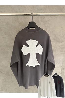 クロムハーツコピー ヘビーウェイトダブルヤーン長袖スパーカー