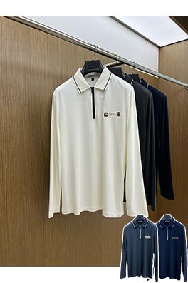 ディオールコピー メンズラペル長袖ポロシャツ