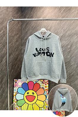 ルイヴィトンコピー インクスプラッシュ文字りのネオンポートレートパーカー