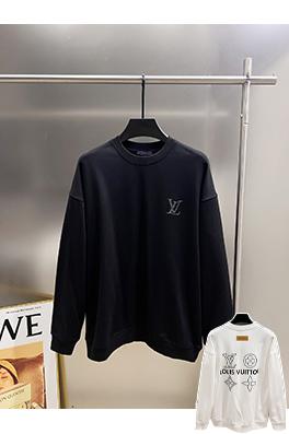 ルイヴィトン LV 新しい大きなV字立体レタリングプリント ラウンドネック スパーカー