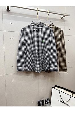 バーバリーコピー 新しいモデルセイコーの刺繍ロゴ長袖シャツ