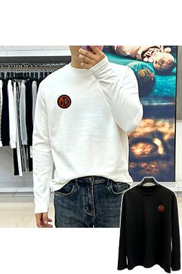 エルメス 新しいファッションカジュアル長袖ボトムシャツ