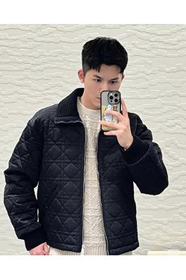 ディオール 新作 カナージュ リブ ツーウェイジッパー ジャケット