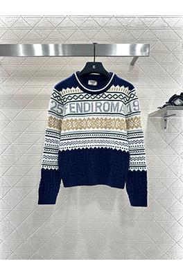 フェンディスーパーコピー 新しいヘビークロシェラウンドネックセーター