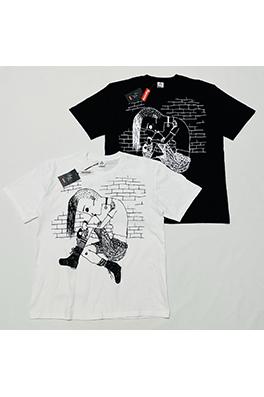 Supreme × Yohji Yamamotoスーパーコピー Y’S THINKER TEE ロックプリント半袖Tシャツ