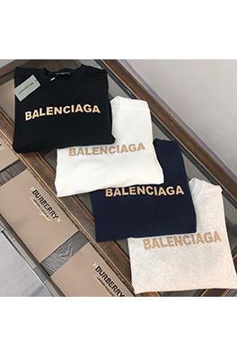 バレンシアガ 新しいラウンドネック長袖スパーカー