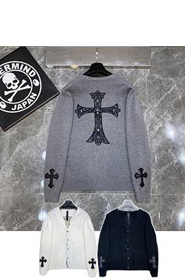 クロムハーツコピー 新しいVネックボタンカーディガンセーター