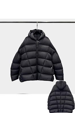 リックオウエンス キャットウォークスタイルのダークグースダウンジャケット