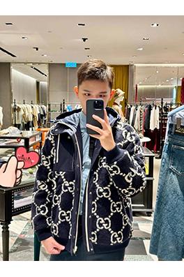 グッチ モノグラムラムスキンパッチワークジャケット