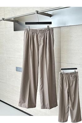 ルイヴィトン 新しいストレートレッグウールプリーツカジュアルパンツ